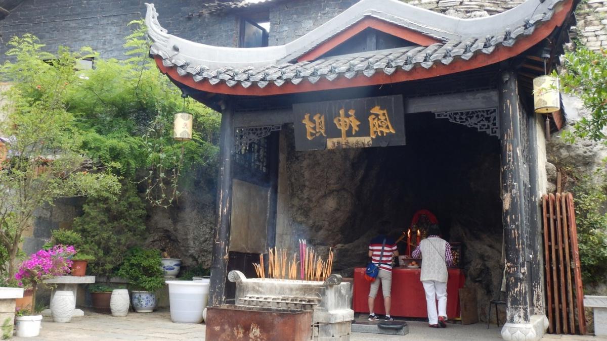 中国神社的入口